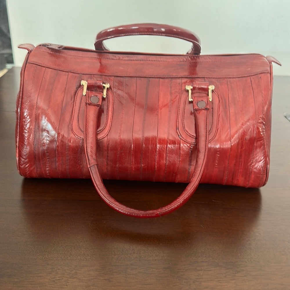 Red Leather Purse